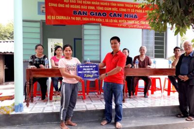 CÔNG TY Á ĐÔNG ADG BÀN GIAO 2 CĂN NHÀ TÌNH NGHĨA TẠI TỈNH NINH THUẬN
